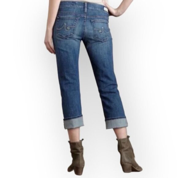 Ag Adriano Goldschmied Tomboy Crop  Relaxed Straight 31 - Picture 2 of 10